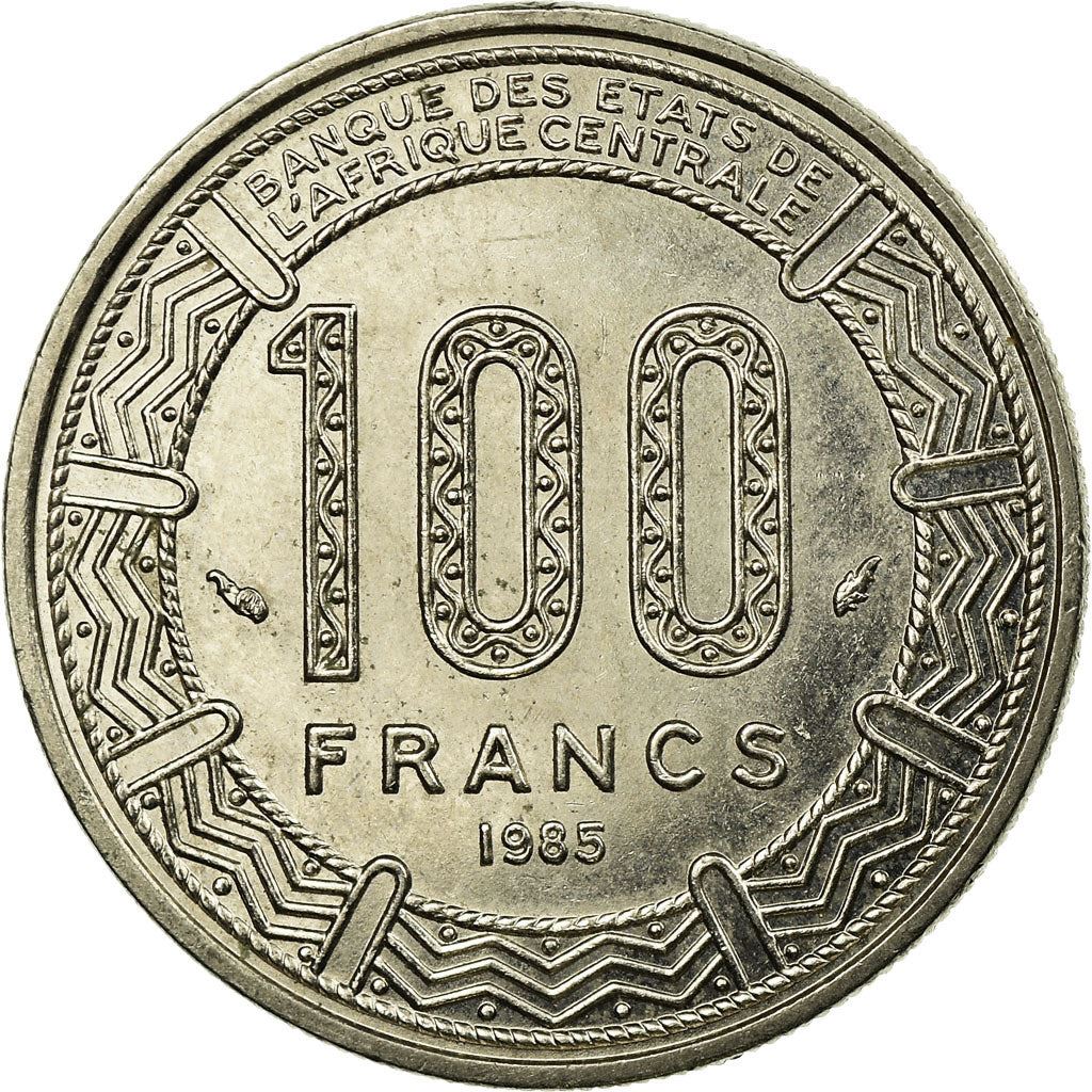 Chad | 100 Francs Coin | Giant Eland | Km:3 | 1975 - 1991