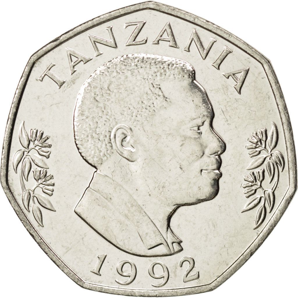 Tanzania | 20 Shilingi Coin | Elephant | Km:27.2 | 1992