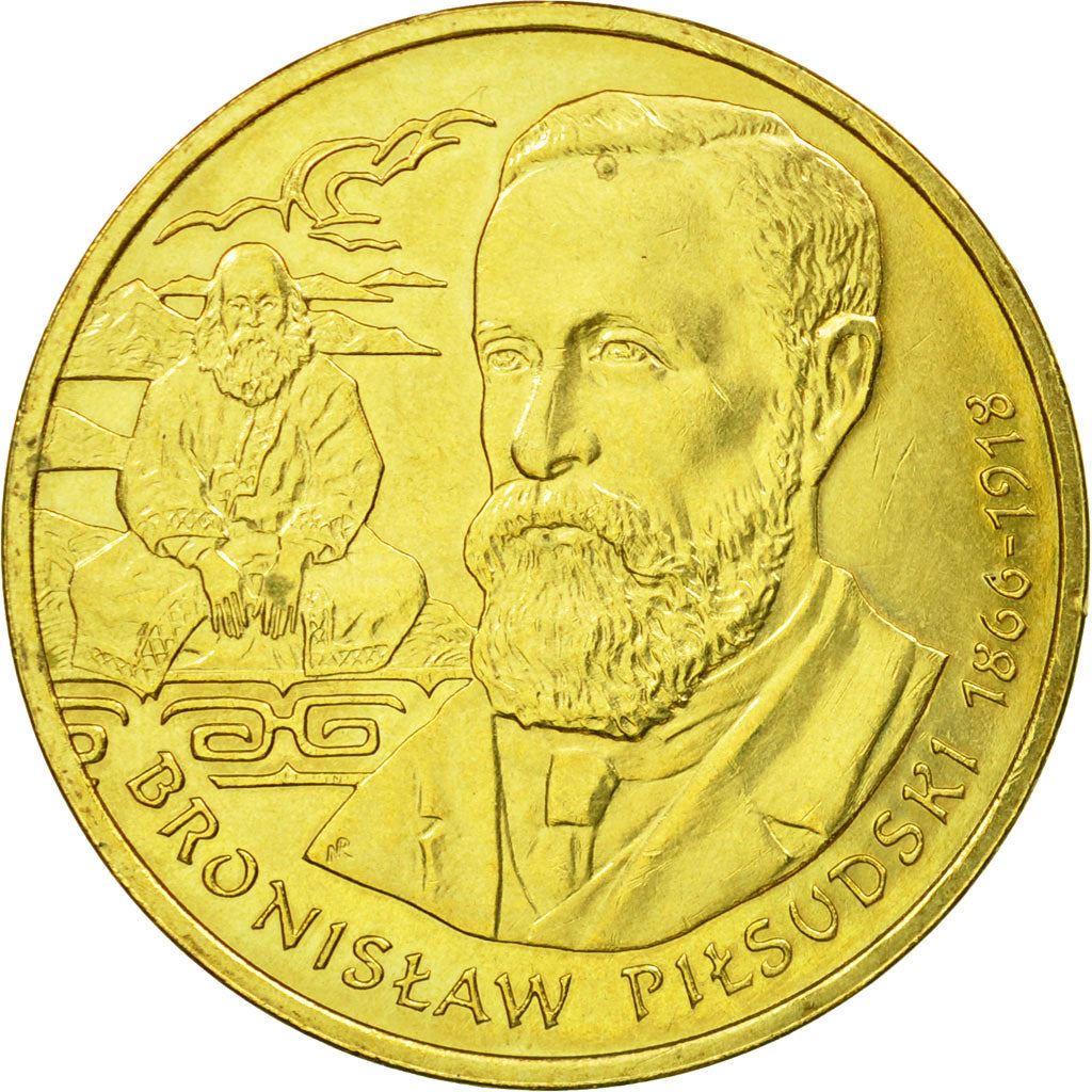 Poland | 2 Zlotys Coin | Bronisław Piłsudski | Y:648 | 2008