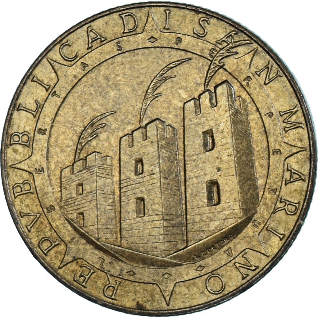 San Marino | 200 Lire Coin | Discovery of America | Km:285 | 1992