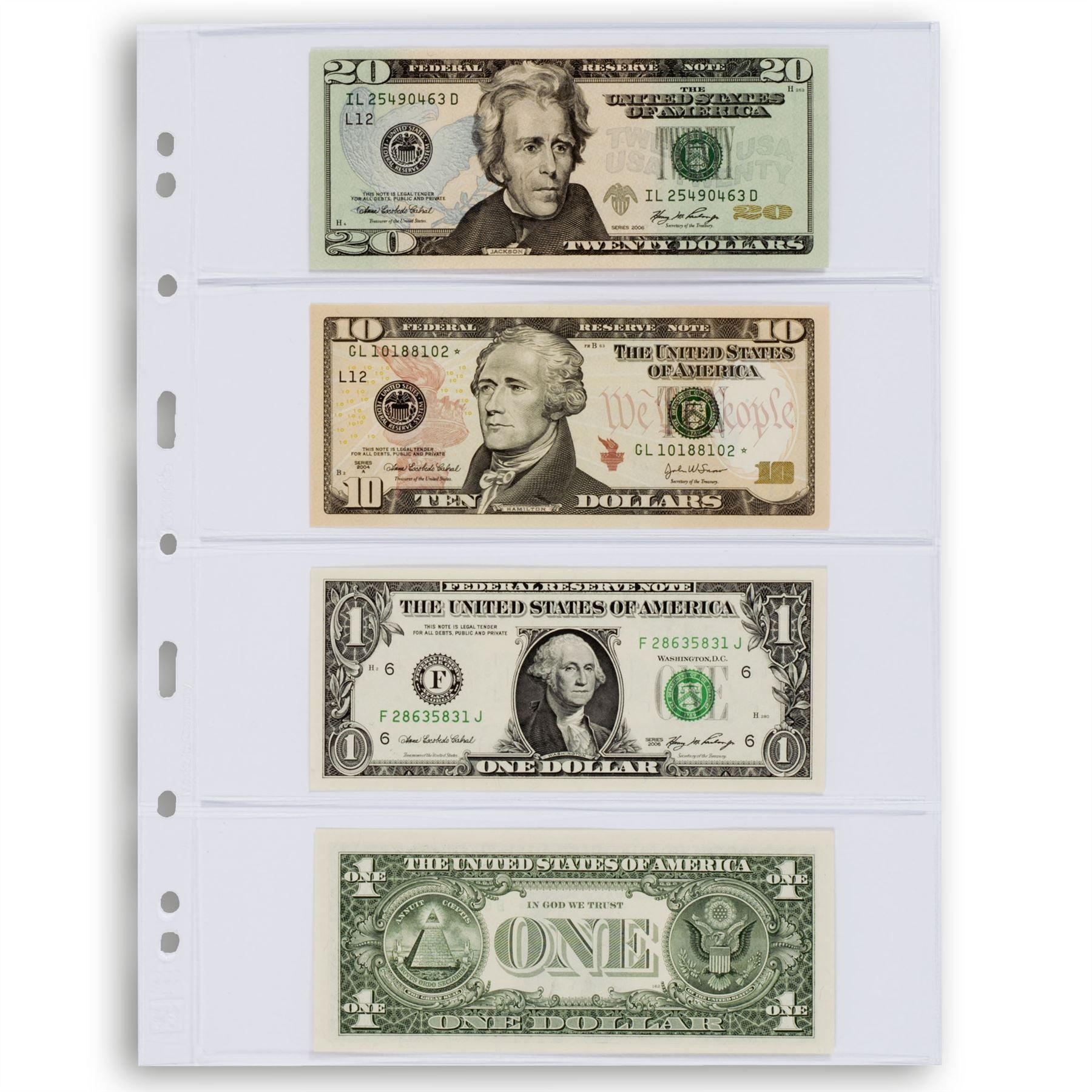 GRANDE Pocket Sheets for Ring Binders | Packs of 5 | Different Pocket Configurations | 2 Colors Available