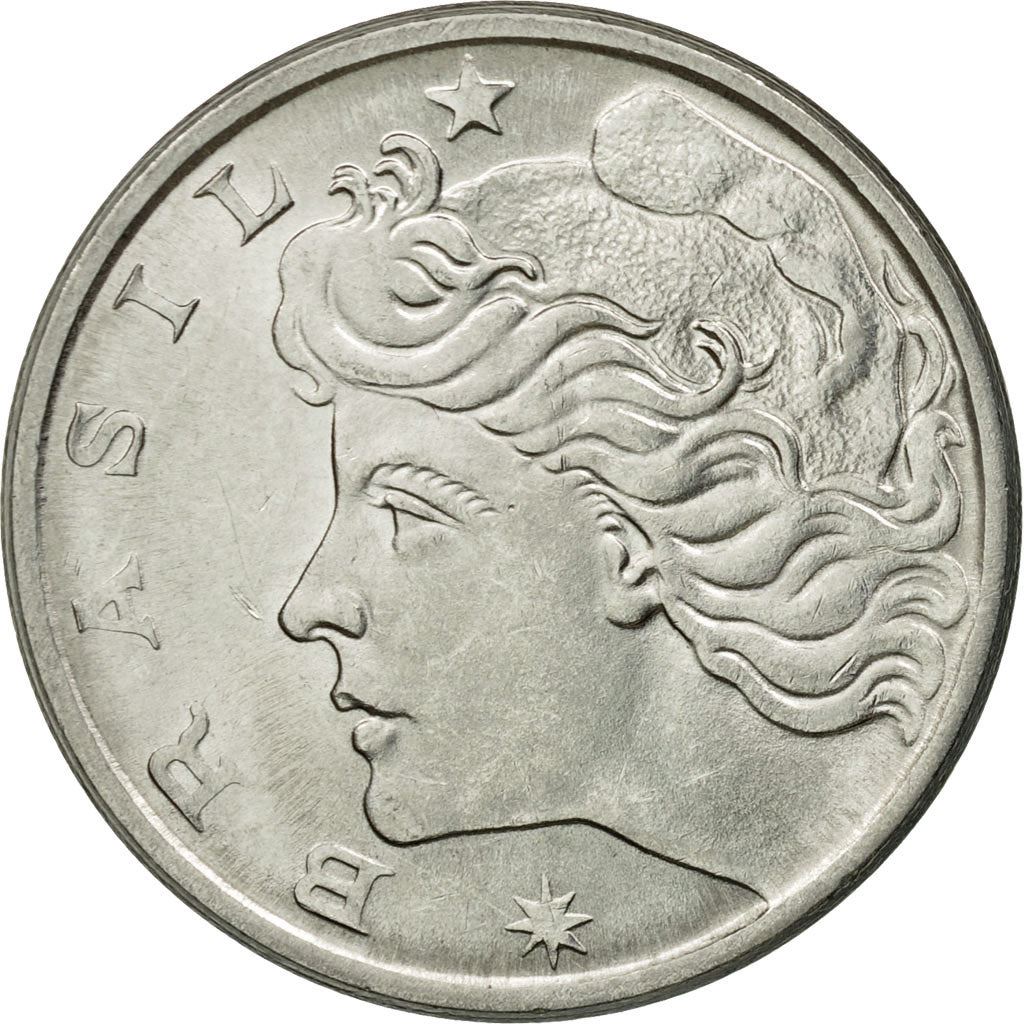 Brazil | 20 Centavos Coin | Effigy | Km:579.1A | 1975 - 1979