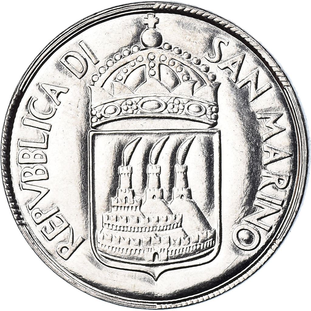 San Marino | 50 Lire Coin | Social Justice | Km:27 | 1973