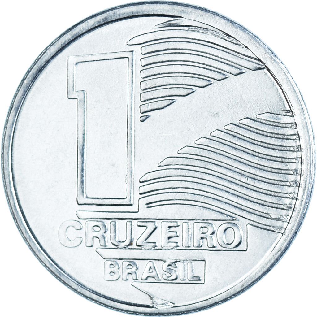 Brazil | 1 Cruzeiro Coin | Coat of Arms | Km:617 | 1990