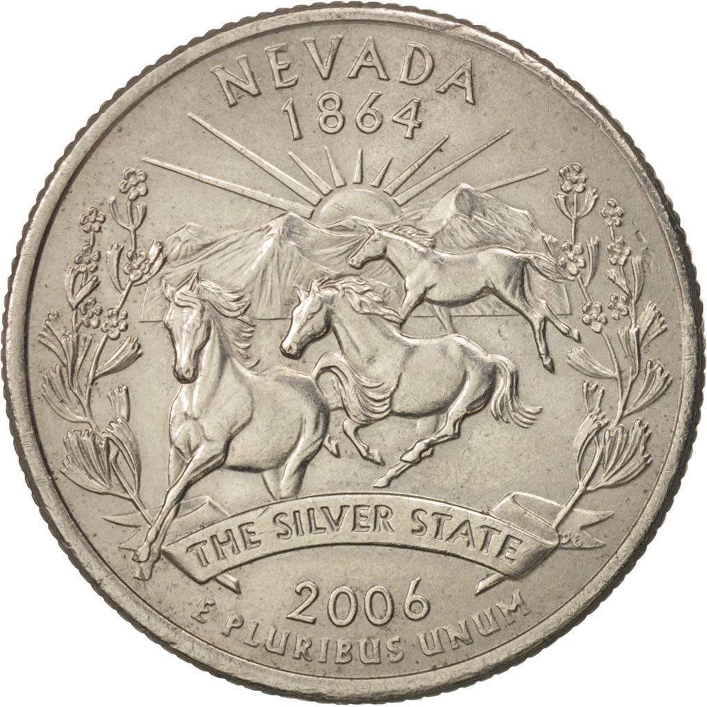 United States | 1/4 Dollar Coin | Nevada | Km:382 | 2006