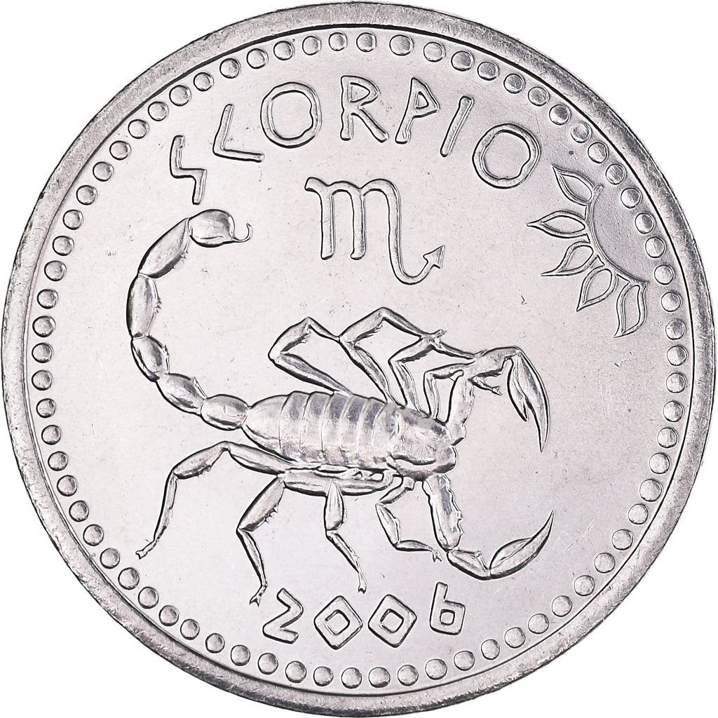 Somaliland | 10 Shillings Coin | Scorpio | Stainless steel | KM:16 | 2006