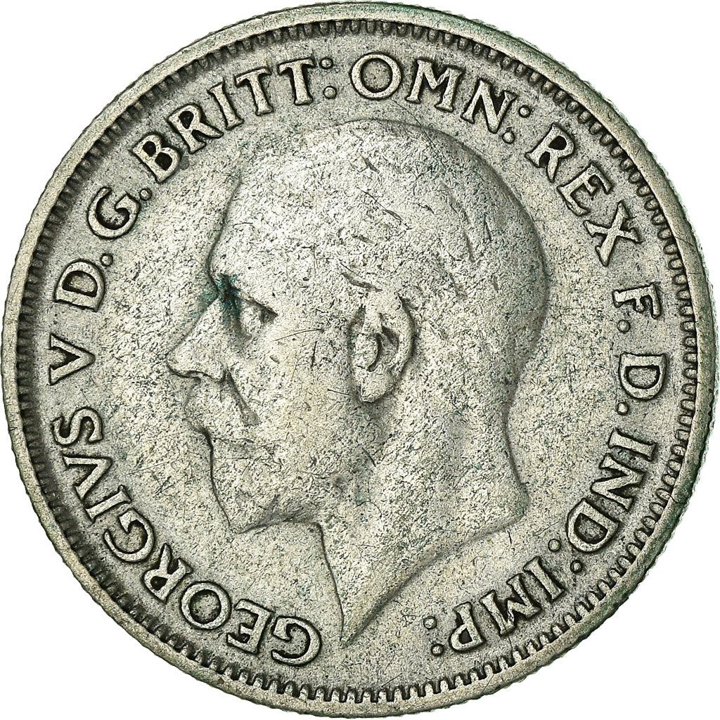 United Kingdom | 6 Pence Coin | George V | KM:832 | 1927 - 1936