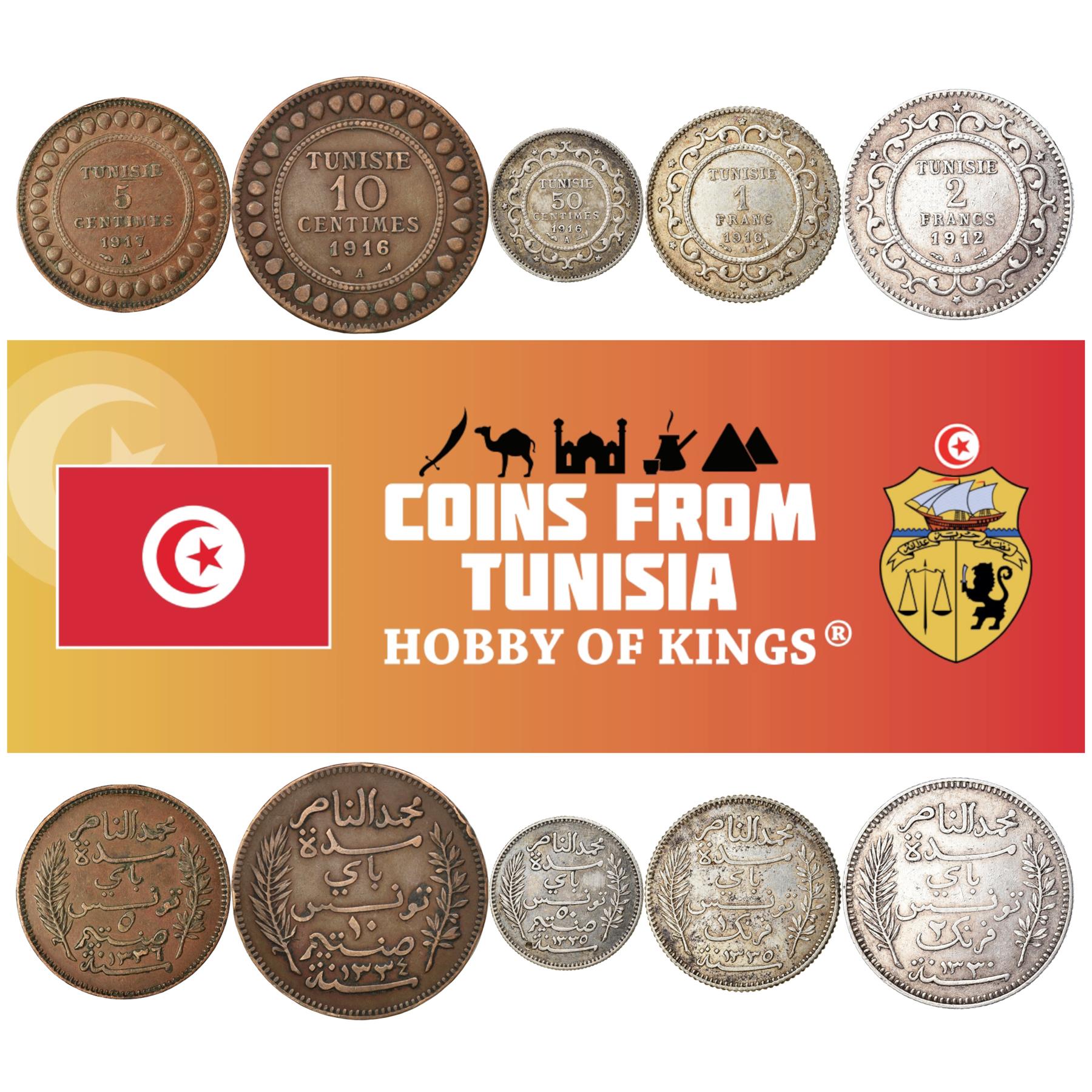 1 Franc Tunisie Argent Colonies