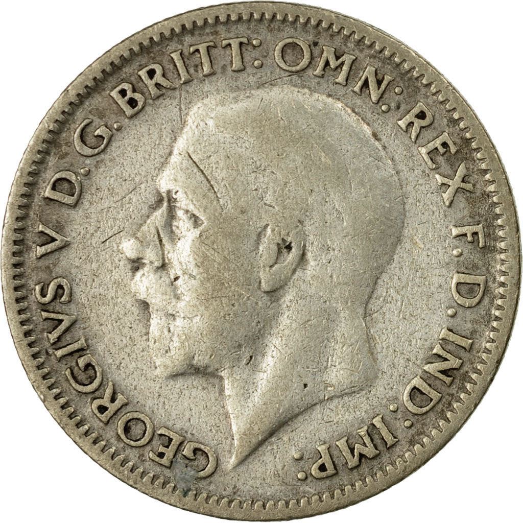 United Kingdom | 6 Pence Coin | George V | KM:832 | 1927 - 1936