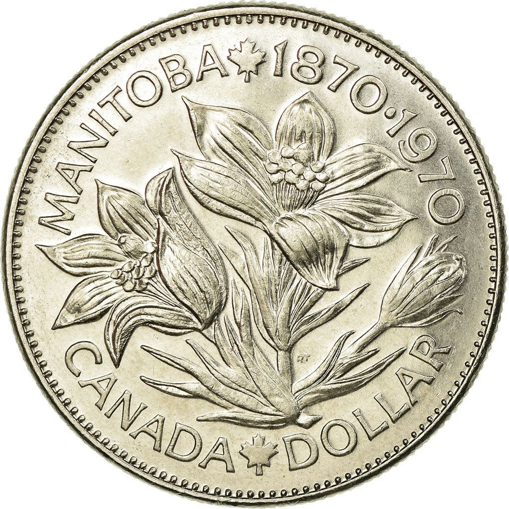 Canada | 1 Dollar Coin | Manitoba | Nickel | KM:78 | 1970