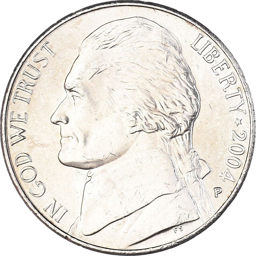 United States | 5 Cents Coin | Jefferson Nickel | Boat | Lewis and Clark | KM361 | 2004