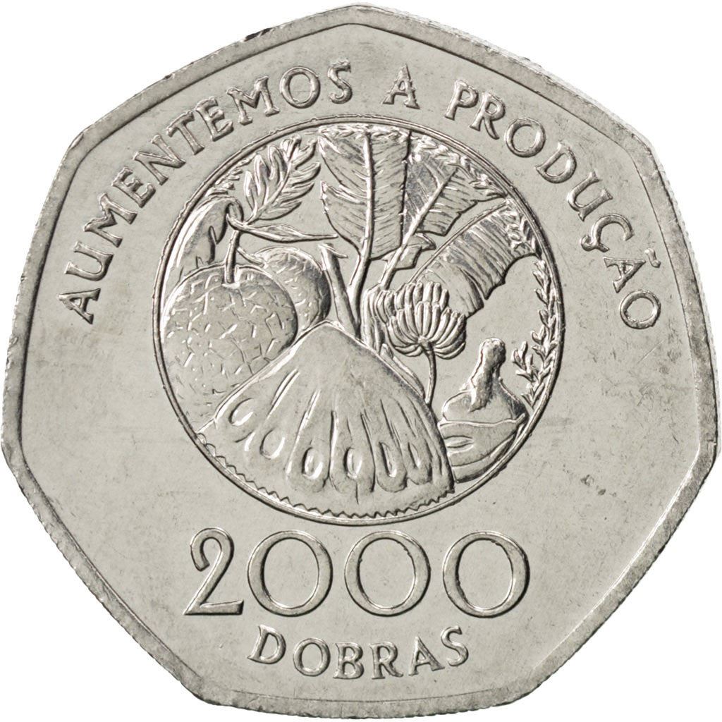 Sao Tome and Principe | 2000 Dobras Coin | FAO | Km:91 | 1997