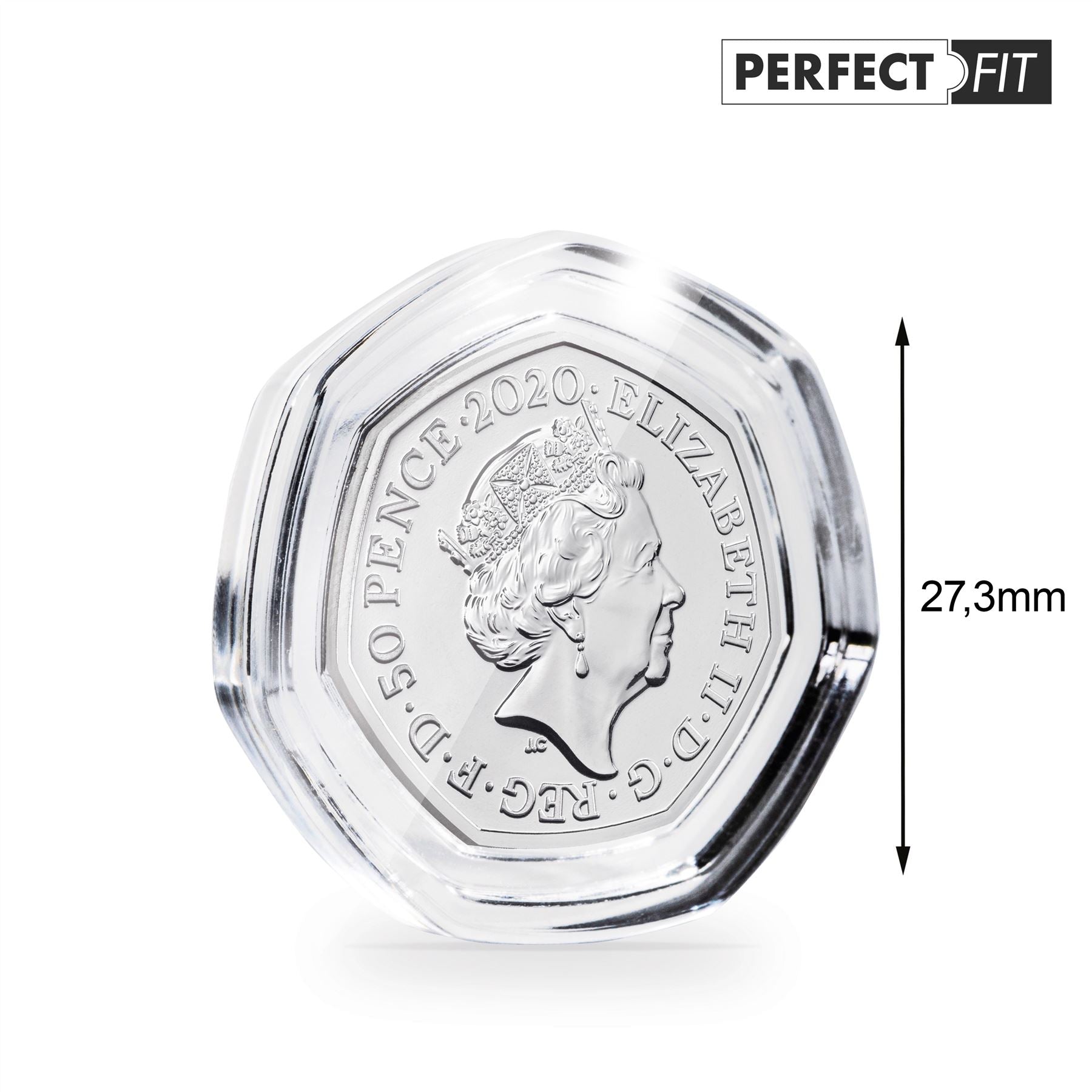 ULTRA "Perfect Fit" Rimless Coin Capsules | Perfect Fit for Specific Coins | Packs of 10