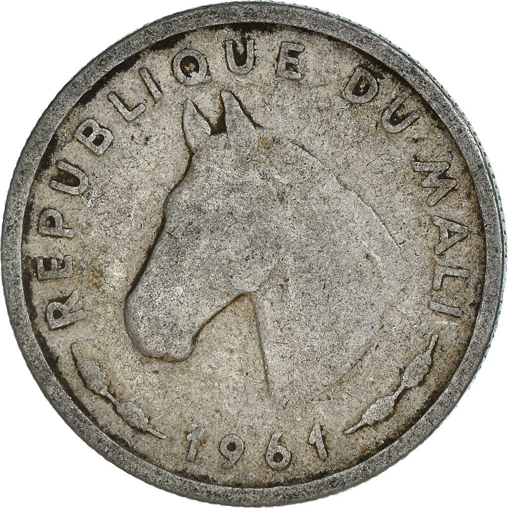 Mali | 10 Francs Maliens Coin | Horse | Km:3 | 1961