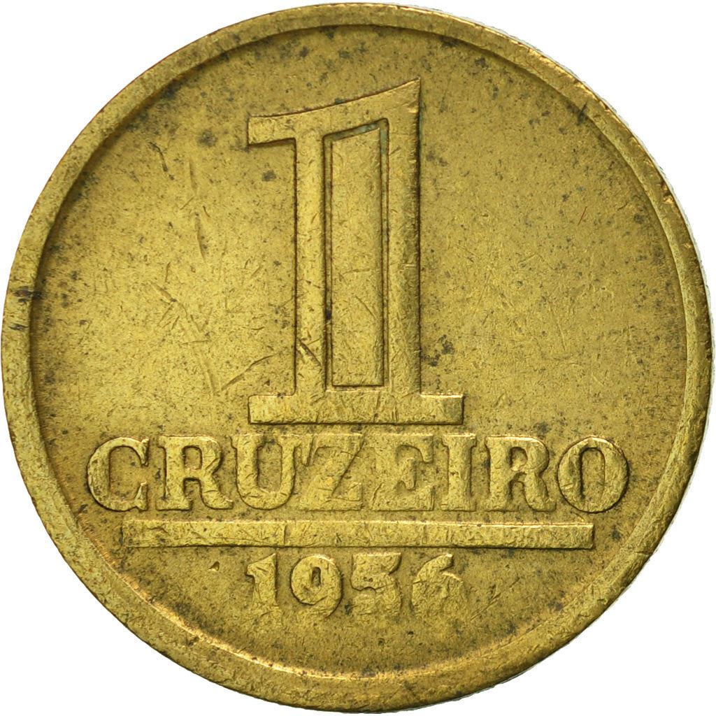 Brazil | 1 Cruzeiro Coin | Star | Km:567 | 1956