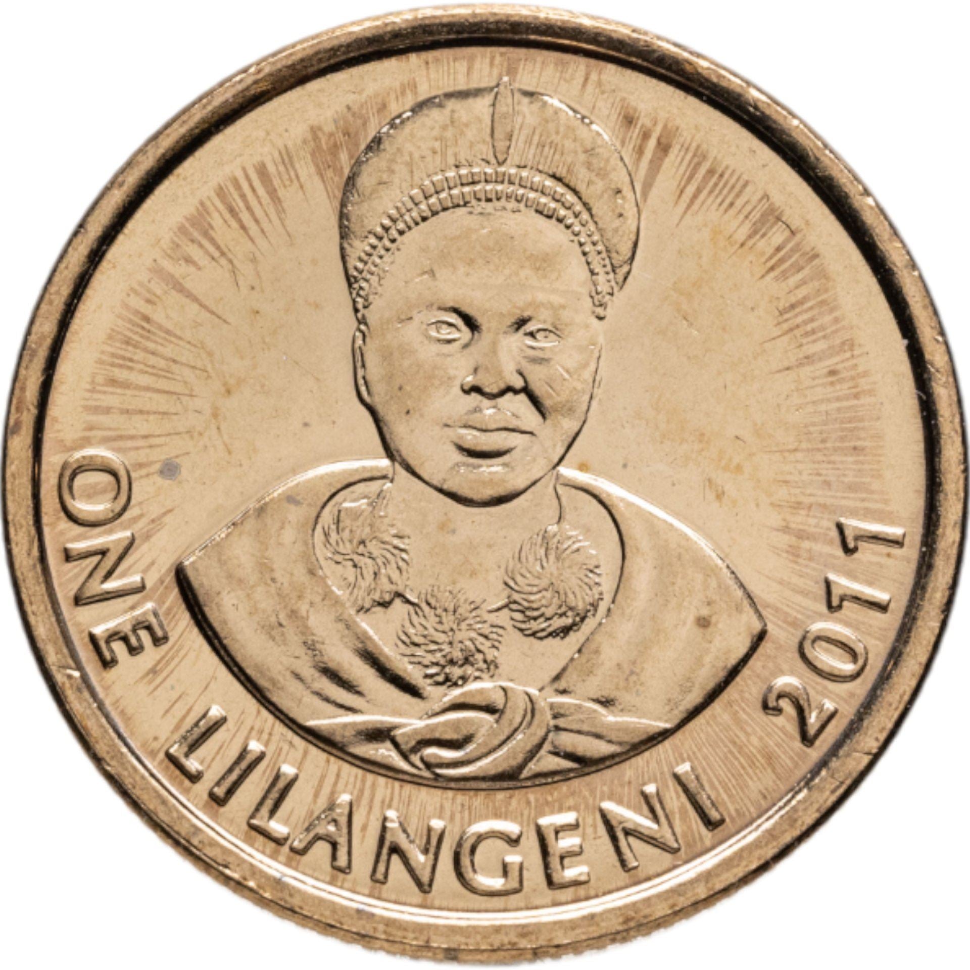 Kingdom of Swaziland | 1 Lilangeni Coin | Mswati III | KM:60 | 2009 - 2011