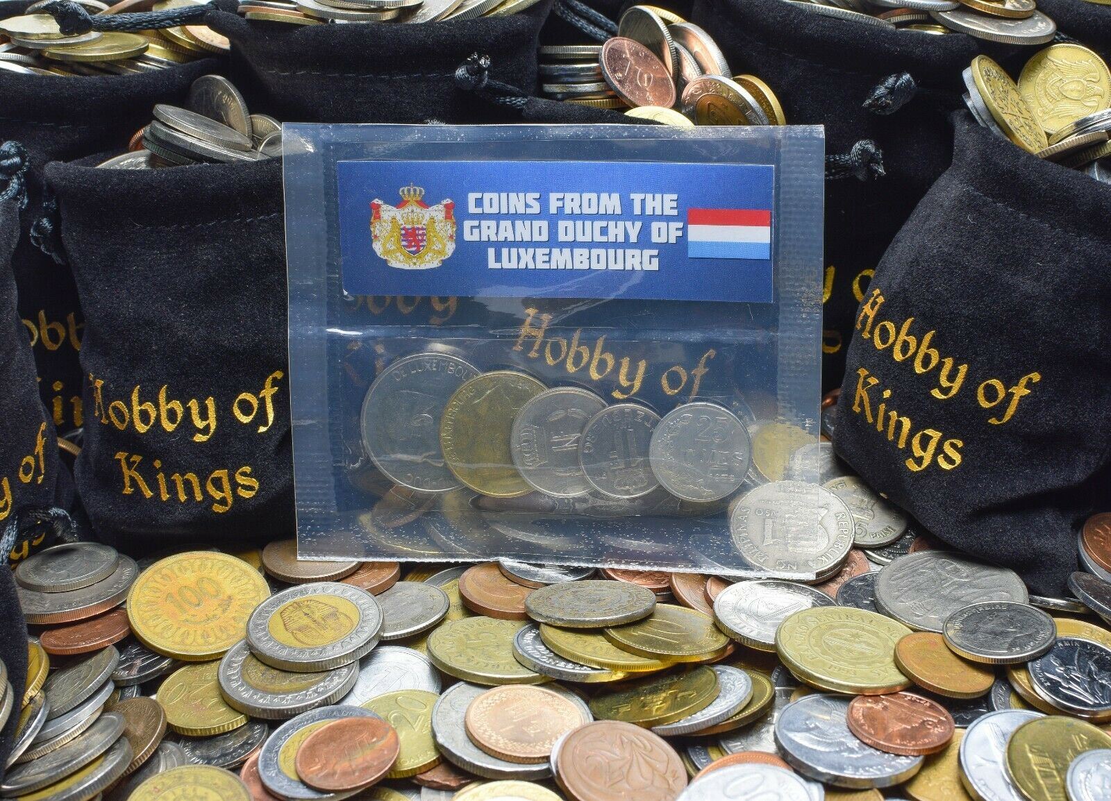 5 Mixed Coins From Luxembourg | Centimes - Franc | 1964 - 1999
