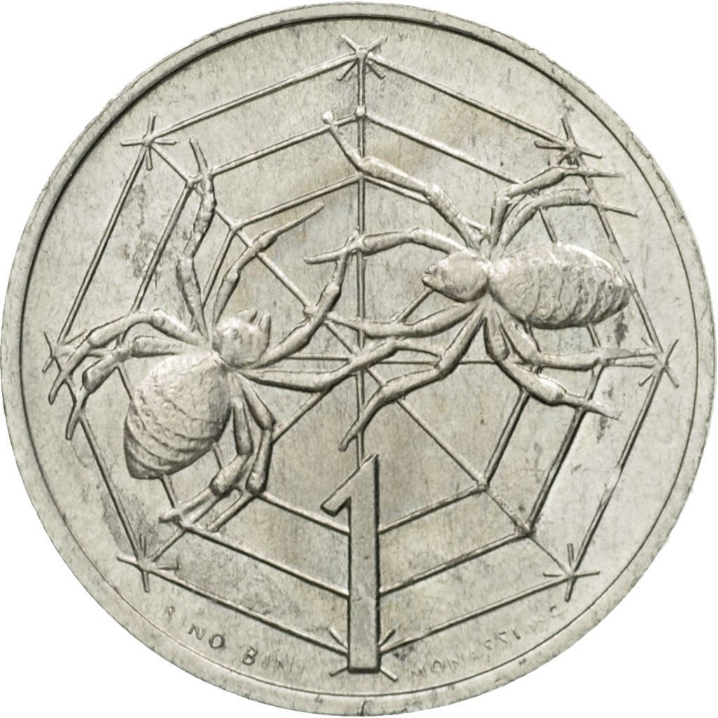 San Marino | 1 Lira Coin | Spiders | Km:40 | 1975