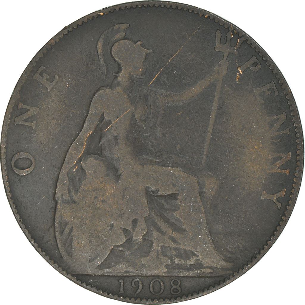 United Kingdom | 1 Penny Coin | Edward VII | Km:794 | 1902 - 1910