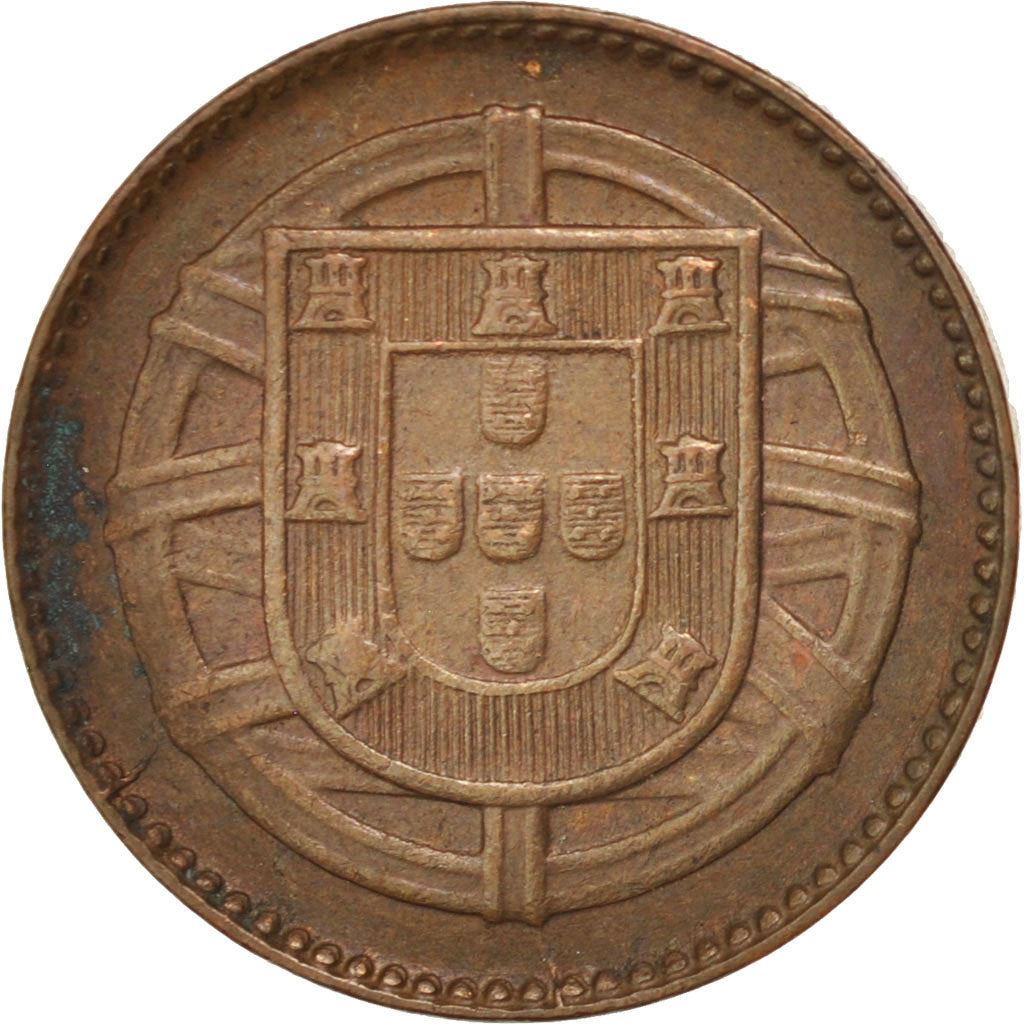 Portugal | 1 Centavo Münze | Bronze | Wappen | Armillarsphäre | Km:565 | 1917 - 1922