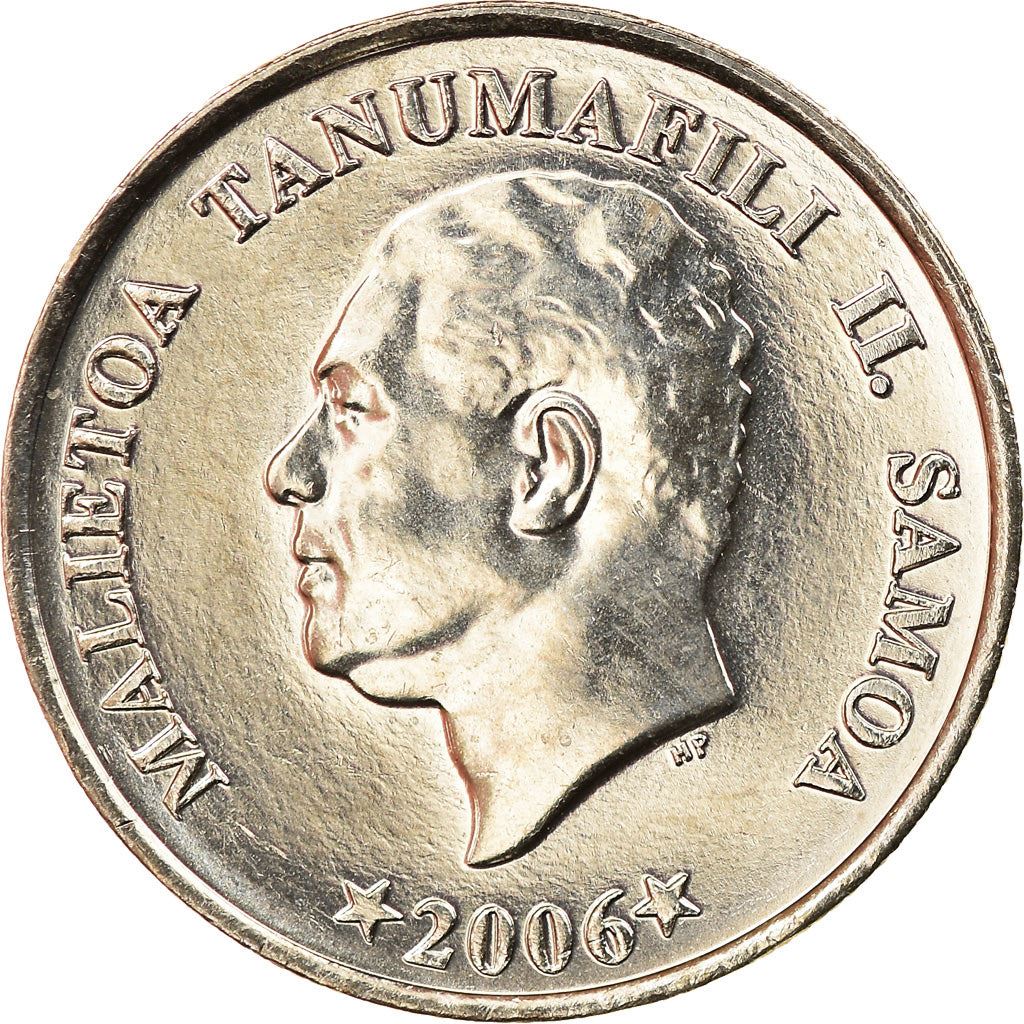 Samoa | 5 Sene moneta | Malietoa Tanumafili II | Ananasas | Km:131 | 2002 - 2010
