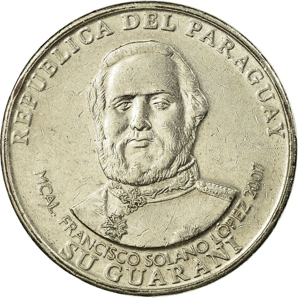 Paraguay 1000 Guaraníes Moneta Francisco Solano Lopez KM198 2006 - 2018