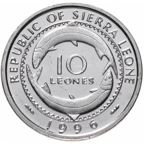 Sierra Leone 10 Leones | Mammy Yoko | Bonga Fish | KM44 | 1996