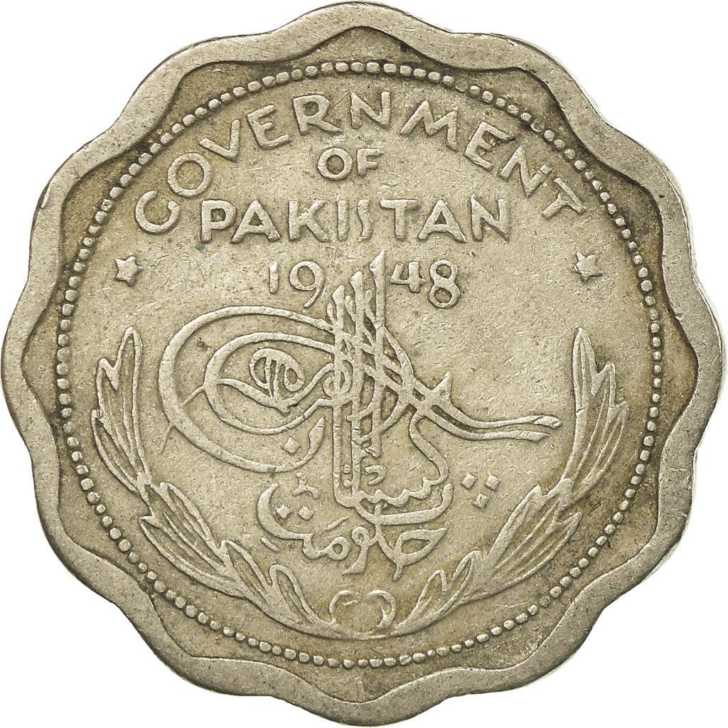 Pakistan | 1 Anna Coin | Crescent Moon | Km:3 | 1948 - 1952