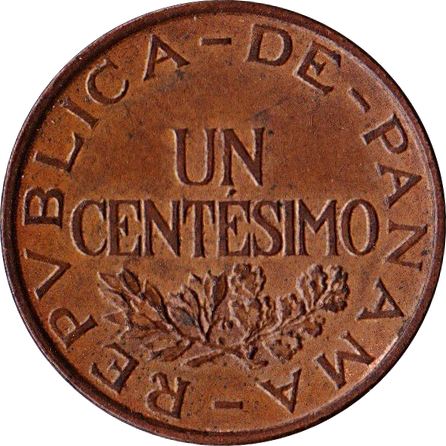 パナマ 1 センテシモ 硬貨 | ウラカ酋長 | KM14 | 1935 - 1937