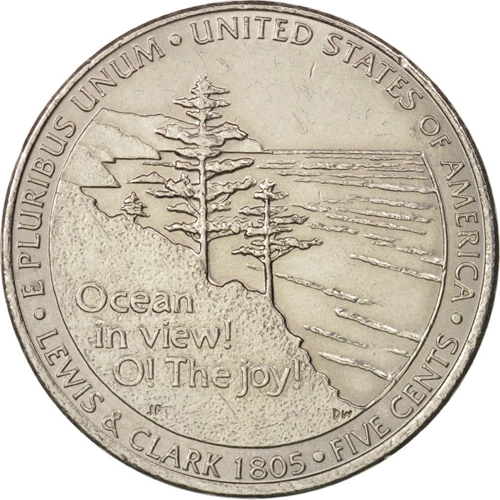 United States | 5 Cents Coin | Ocean View | Km:369 | 2005