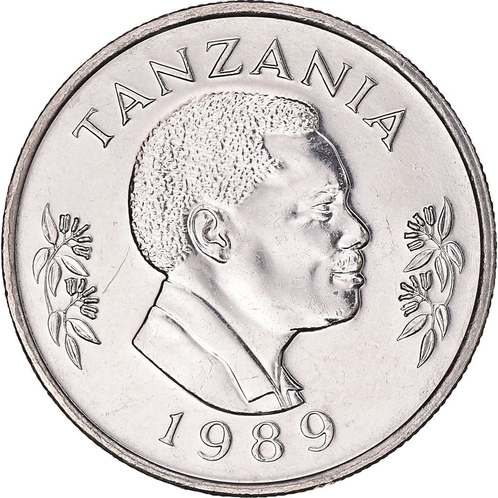Tanzania | 50 Senti Coin | Rabbit | Km:26 | 1988 - 1990
