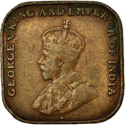 Straits Settlements | 1 Cent Coin | George V | KM:32 | 1919 - 1926