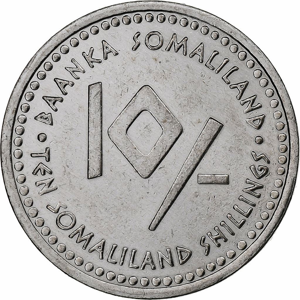 Somaliland | 10 Shillings Coin | Pisces | Stainless steel | KM:8 | 2006