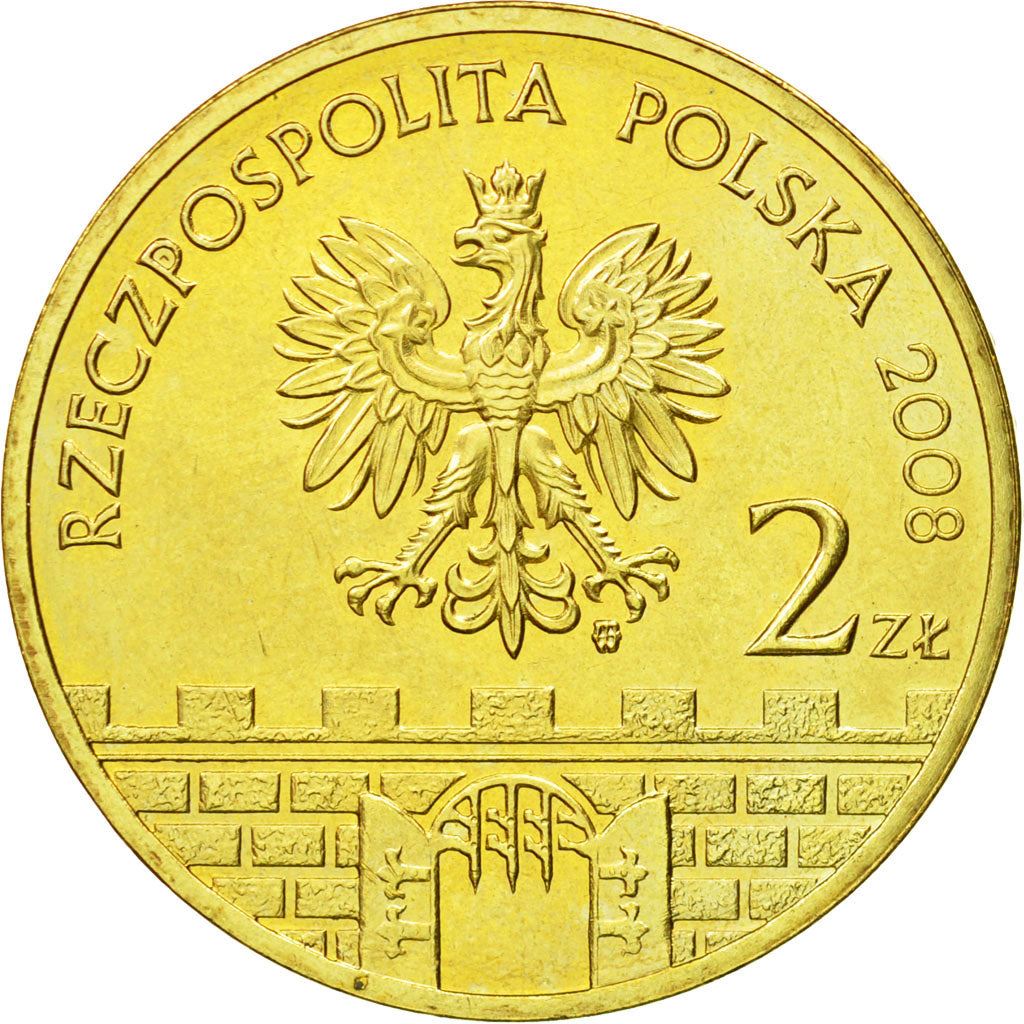 Poland | 2 Zlotys Coin | Piotrków Trybunalski | Y:628 | 2008