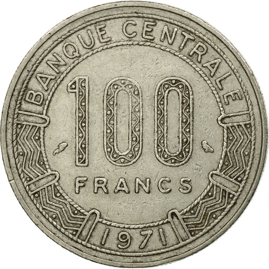 Republic of The Congo | 100 Francs Cfa Coin | Giant Elands | Km:1 | 1971 - 1972