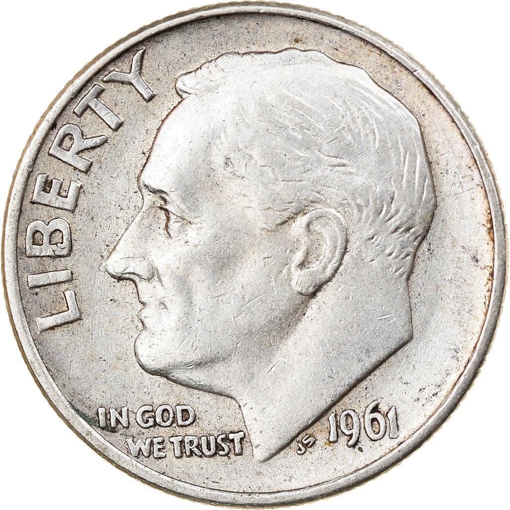 Vereinigte Staaten | 1 Dime Münze | Franklin D. Roosevelt | KM:195 | 1946 - 1964