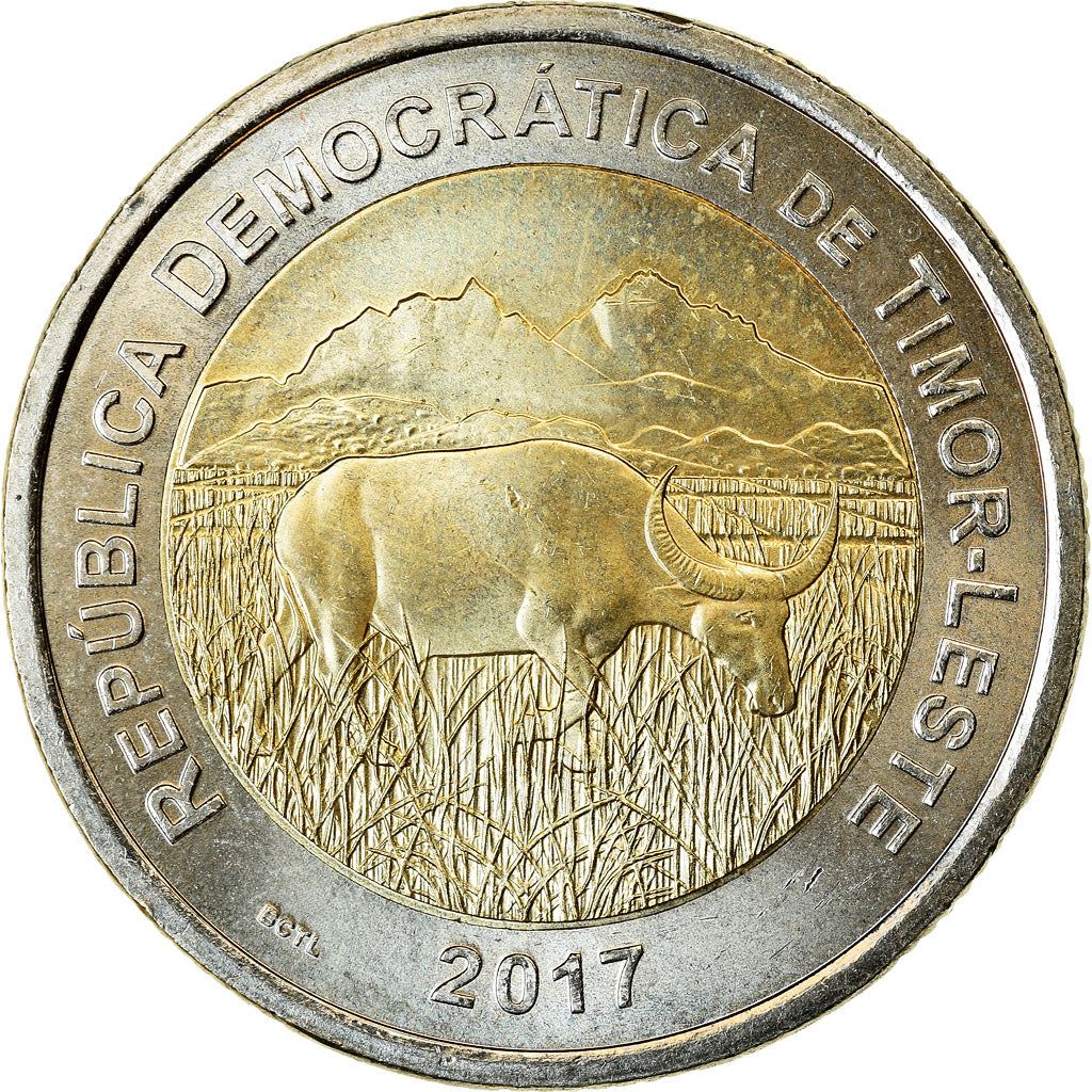Timor-Leste | 200 Centavos Coin | Water buffalo | KM:7 | 2017