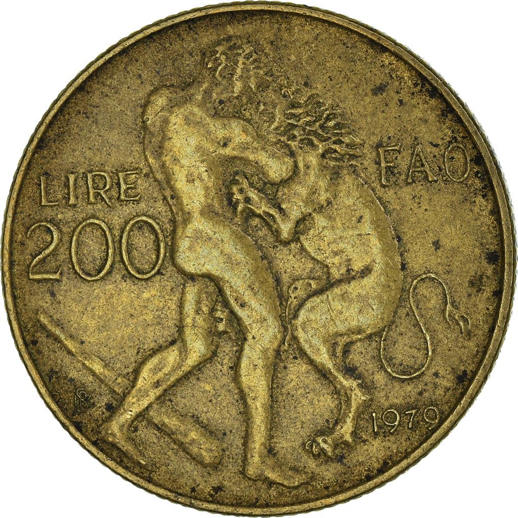 San Marino | 200 Lire Coin | FAO | Km:96 | 1979