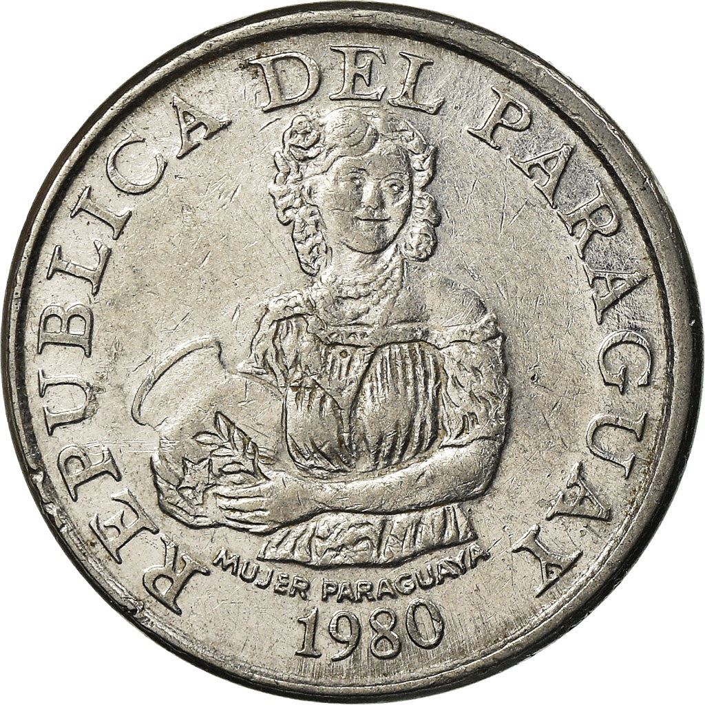 Paraguay | 5 Guaranies Coin | FAO | Km:166 | 1978 - 1986