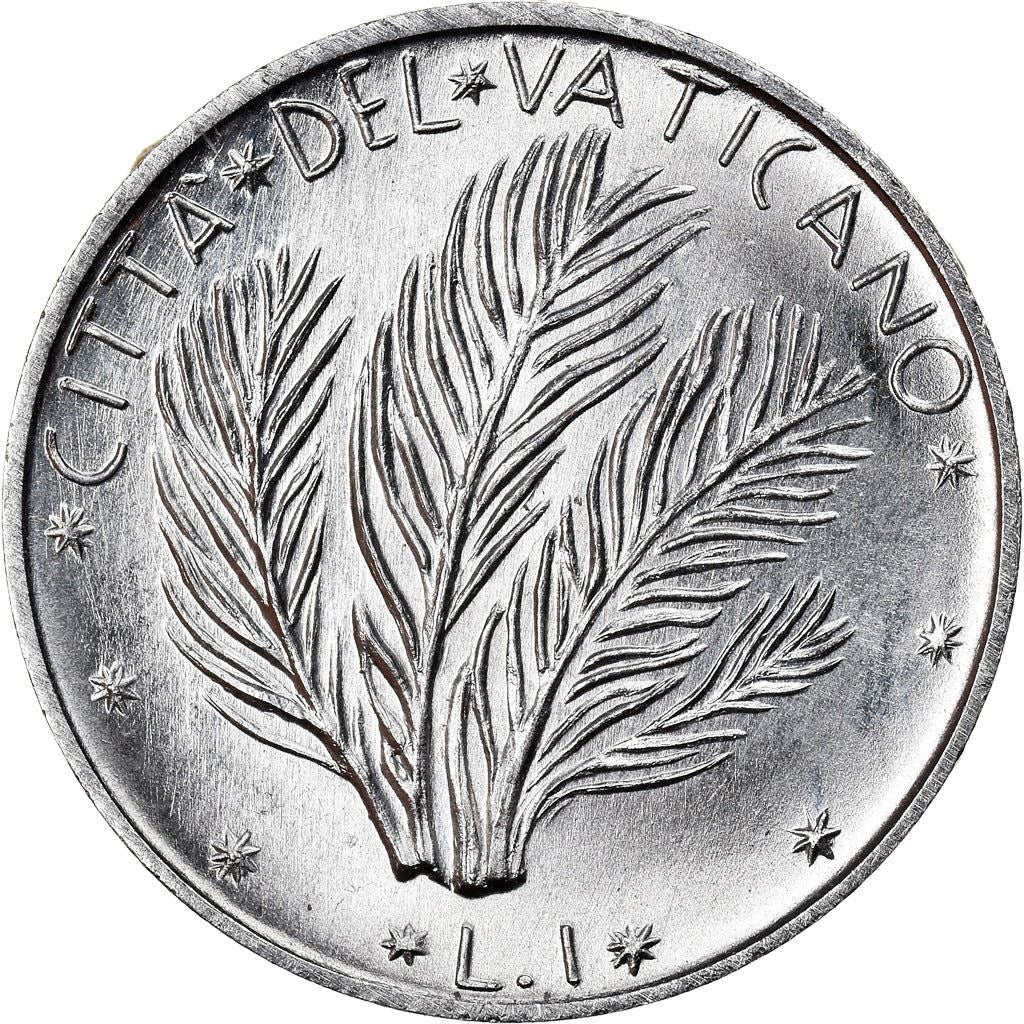 Vatican City | 1 Lira Coin | FAO | Aluminium | KM:116 | 1970-1977