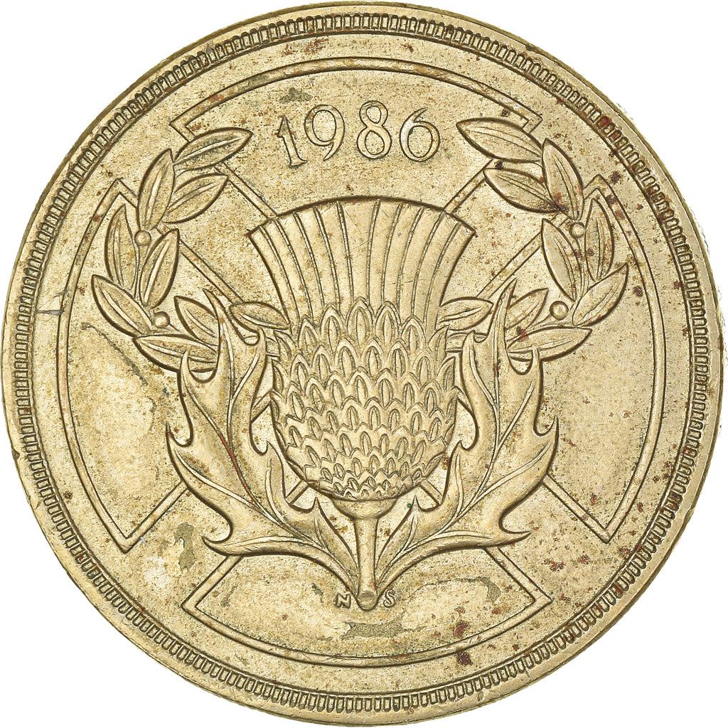 United Kingdom | 2 Pounds Coin | Commonwealth Games | Km:947 | 1986