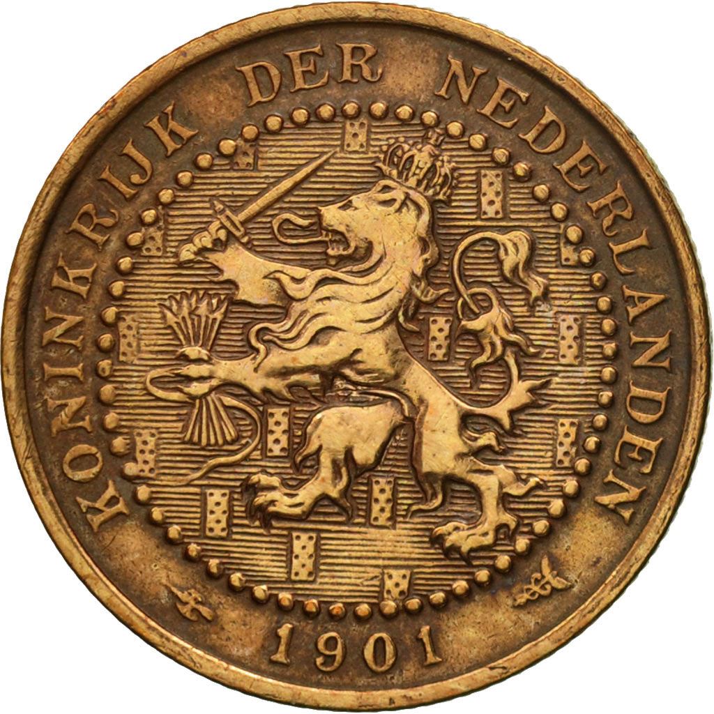 Niederlande | 1-Cent-Münze | Löwe | Km:130 | 1901