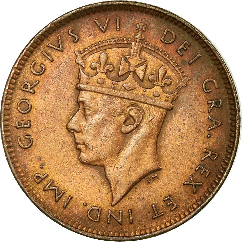 Newfoundland | 1 Cent Coin | Purple pitcher plant | Km:18 | 1938 - 1947
