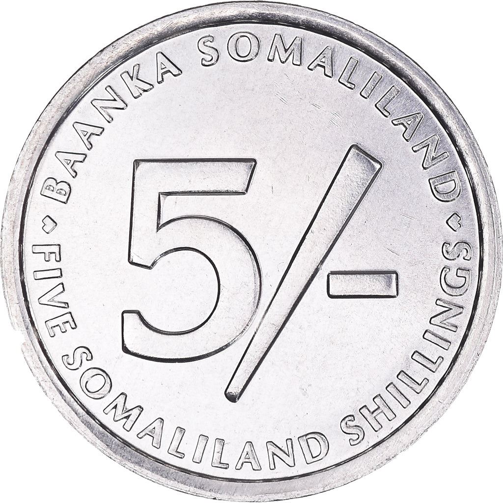 Somaliland | 5 Shillings Mynt | Richard F. Burton | Km:4 | 2002