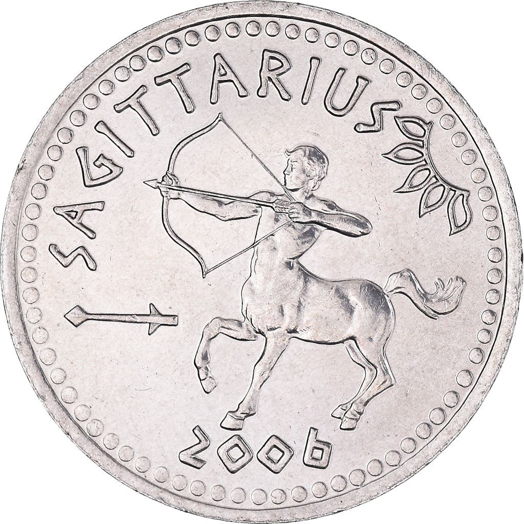 Somaliland | 10 shilling-mønt | Skytten | Rustfrit stål | KM:17 | 2006