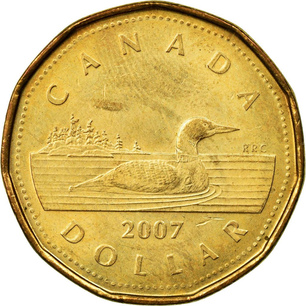 Canada | 1 Dollar Coin | Bronze plated nickel | 4th portrait | KM:495 | 2003-2012