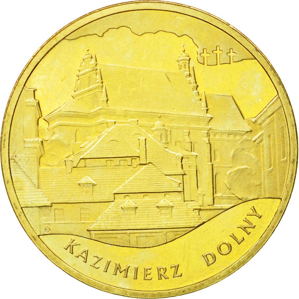 Poland | 2 Zlotys Coin | Kazimierz Dolny | Y:641 | 2008