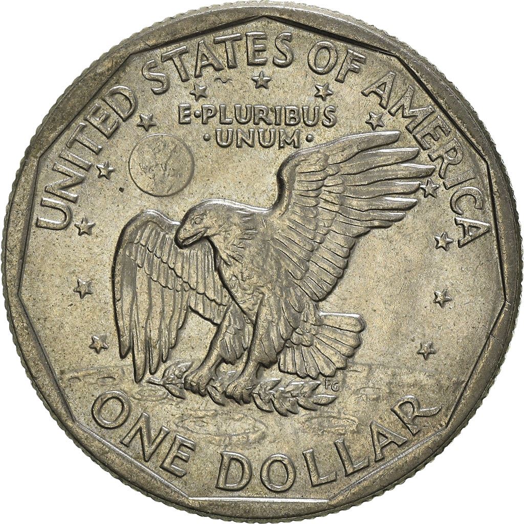 United States | 1 Dollar Coin | Susan B. Anthony | KM:207 | 1979 - 1999