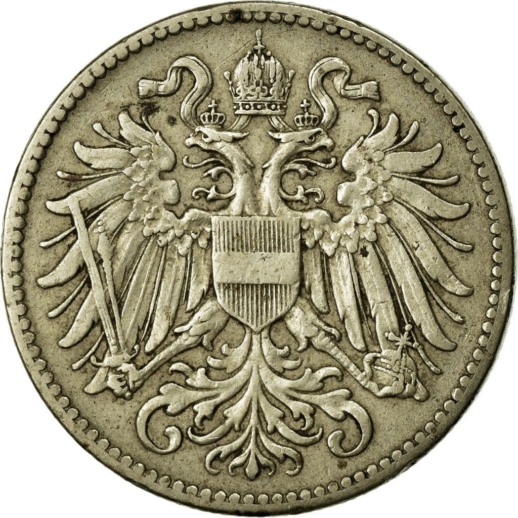 Austrian Empire | 10 Hellers Coin | Austrian Escutcheon | Km:2825 | 1916