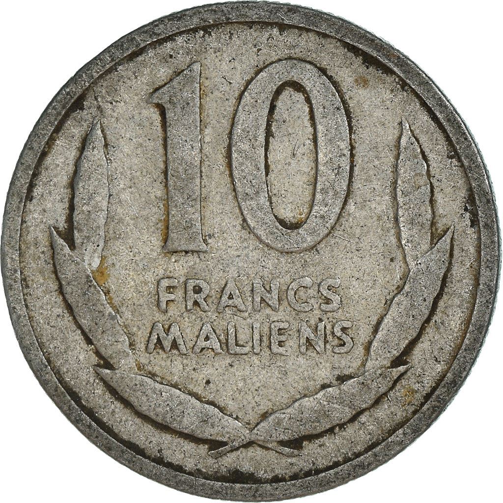 マリ | 10フラン硬貨 | 馬 | Km:3 | 1961年